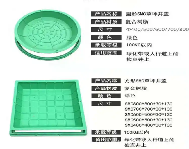 义马树脂复合种植井盖展示